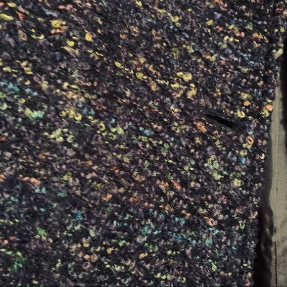 Suit Jacket Womens- Sag Harbor Blazer Women's Size 12 Petite Tweed - Picture 5 of 6